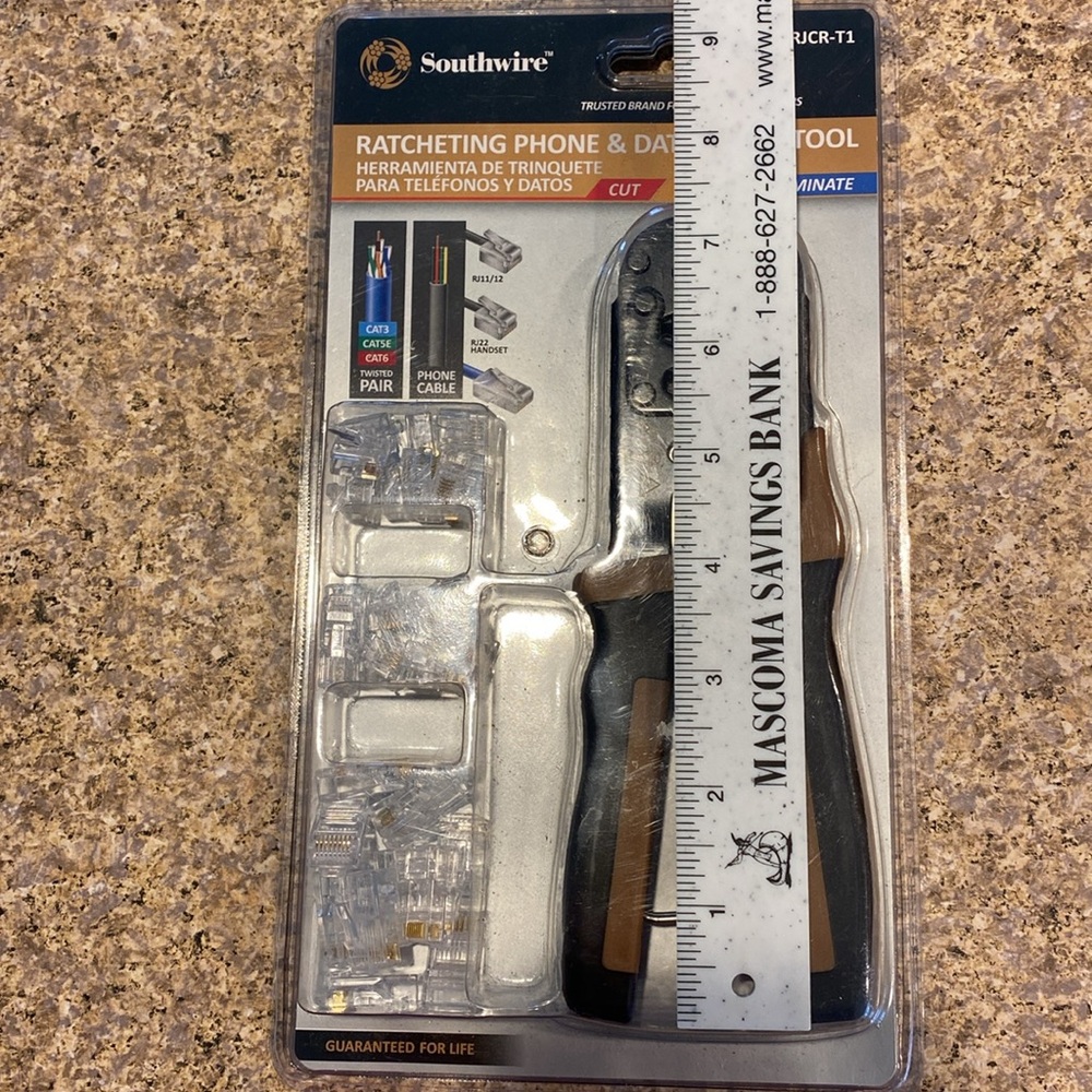 NIP Southwire Ratcheting Phone & Data Crimp Tool RJCR-T1 - Picture 4 of 11